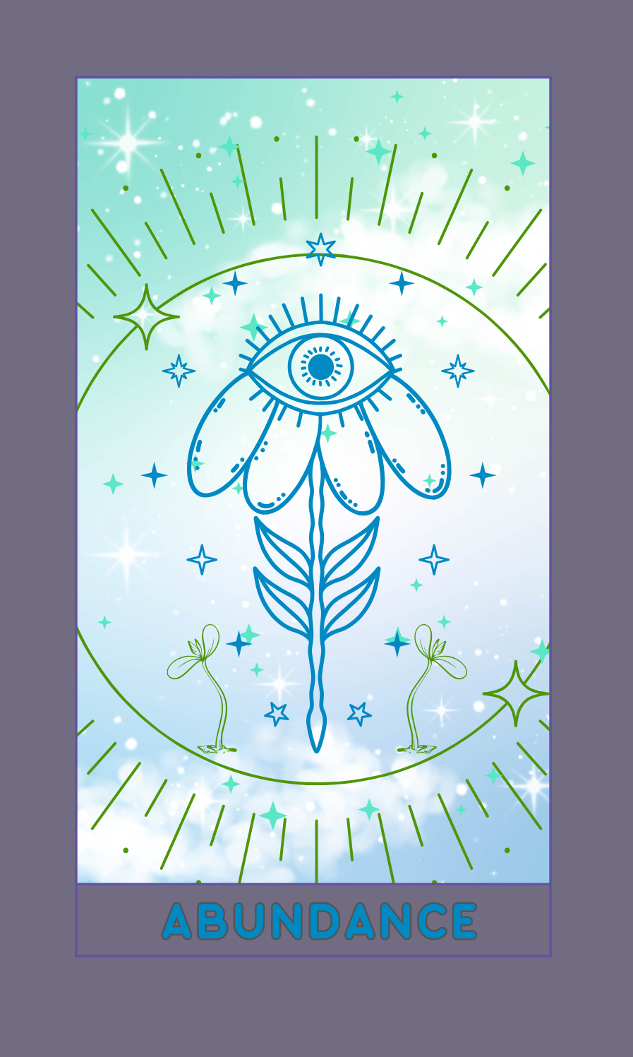 abundance oracle card