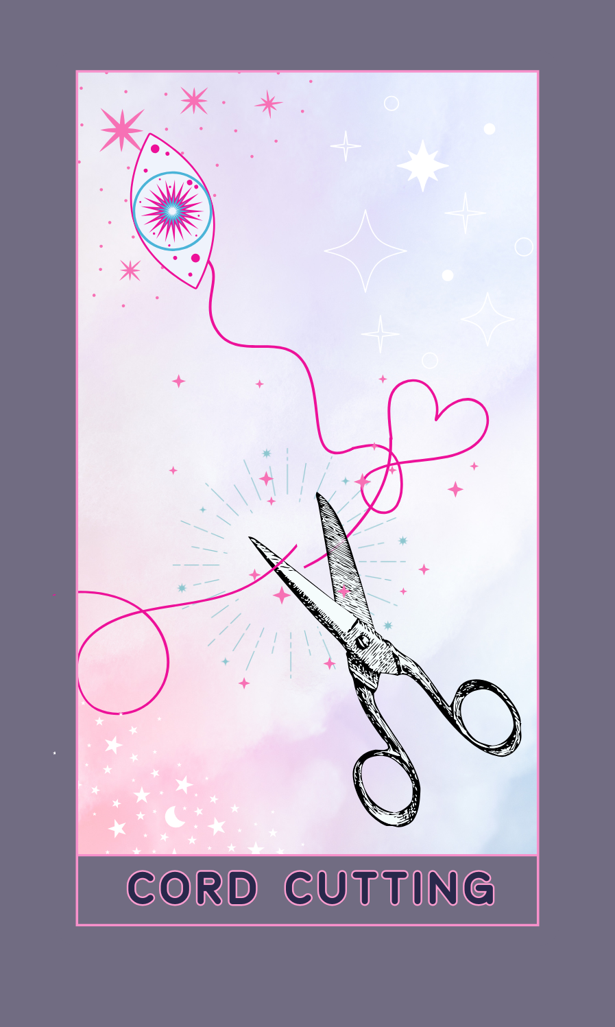 cord cutting oracle card