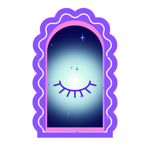 A glowing portal
